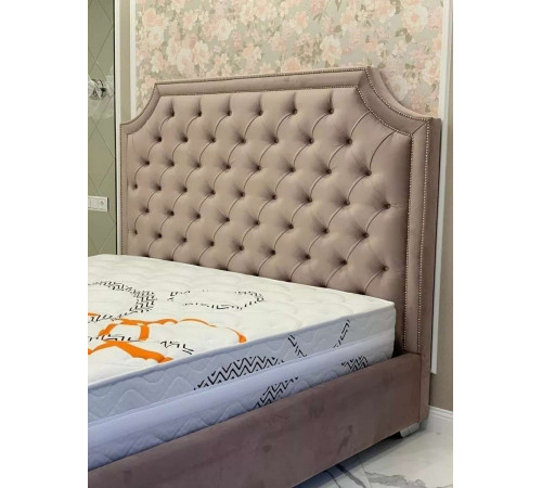Двуспальная кровать Лоренцо MUR-IK-LOREN с мягкой спинкой